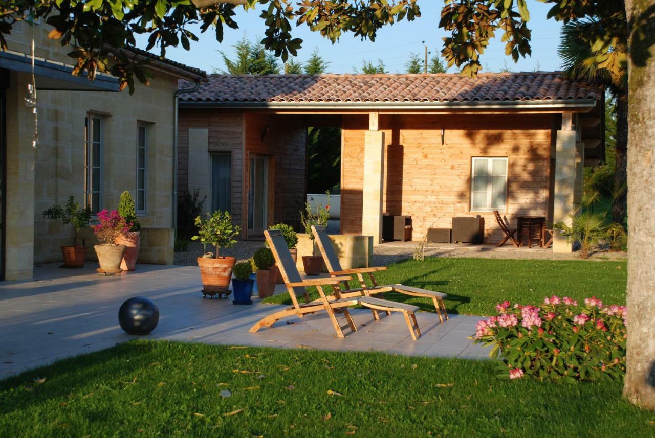 Les Ambeles Bed and Breakfast Saint-Magne-de-Castillon Buitenkant foto